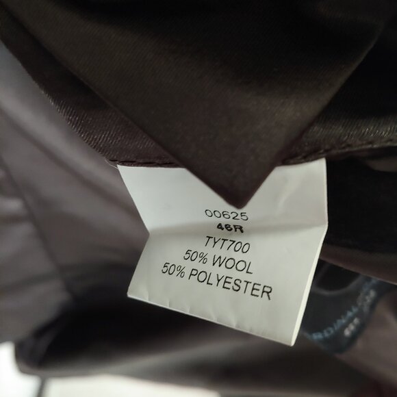 Cardinal Of Canada Wool BlenOvercoat Men 46R Black Luxury Coat Button Up - Picture 7 of 10